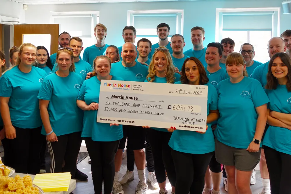 Martin House Cheque